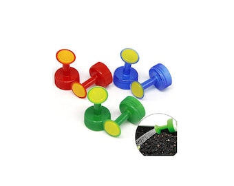 Plant Watering Caps 6-Pack: Soda Bottle Mini Sprinklers for Seedlings