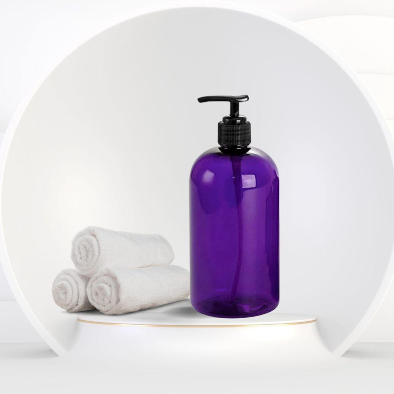 Purple Bottle Shampoo Etsy UK