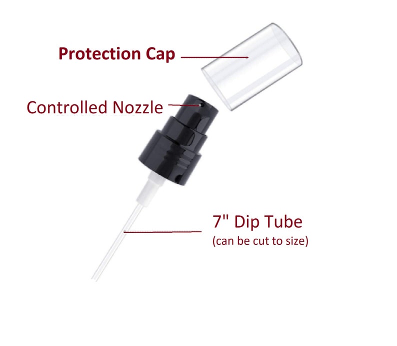 Cosmetic Foundation Bigger Bottle Cap Size 24-410 Press Pump Treatment ...