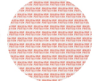 43mm Pressure Sensitive PS Red Foam Cap Liners Seal Tamper Seal 1.69" Sealed for your Protection US Seller