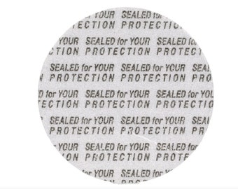 28mm Pressure Sensitive PS Foam Cap Liners Seal Tamper Seal 1.10" Sealed for your Protection US Seller