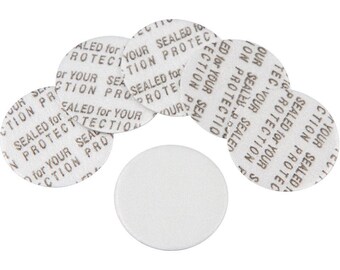 20mm Pressure Sensitive PS Foam Cap Liners Seal Tamper .78" Seal Sealed for your Protection US Seller