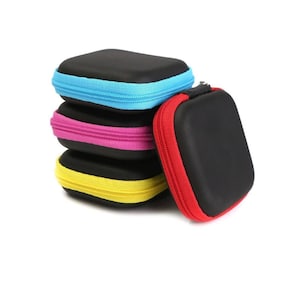 Multi Purpose Mini Case - Crush Proof  & Water Proof Storage Case for Earbuds Hearing Aid Essential Oil USB Cable Keys US Seller Fast Ship
