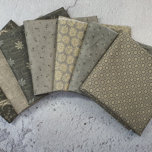 Bundle fat quarter de tissu voyageur 100 % coton - tissus Windham - courtepointe - couture - patchwork - assemblage en papier anglais - couture lente