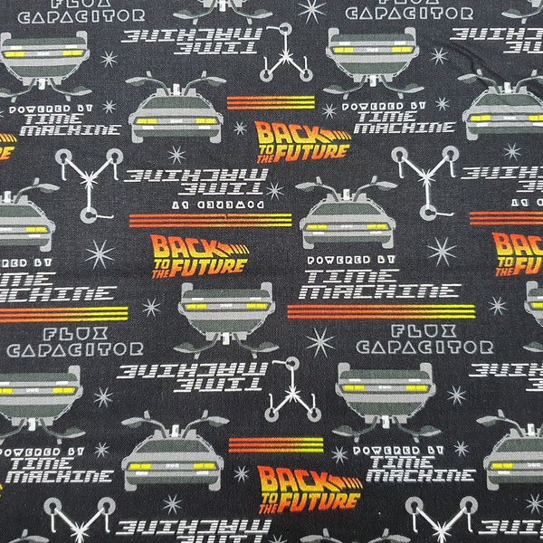 Back To The Future Flux Capacitor Fabric 100% Cotton - Camelot Fabrics - Quilting - Sewing - Patchwork - English Paper Piecing