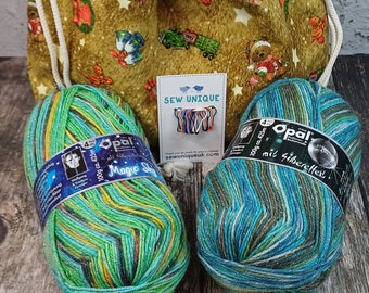 4ply Sock Yarn Gift Set - Socks- Decorations - Gift - Knitting - Crochet