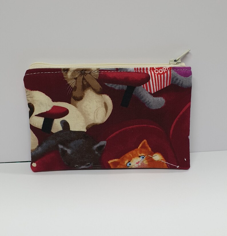 Cat Purse Coin Purse Card Purse Notion Pouch Handmade