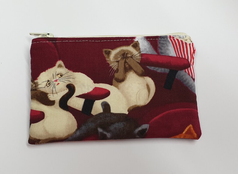 Cat Purse Coin Purse Card Purse Notion Pouch Handmade