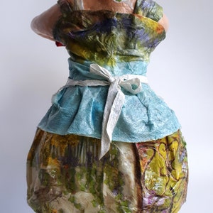 The Cooking Lady-paper Mache Sculpture - Etsy