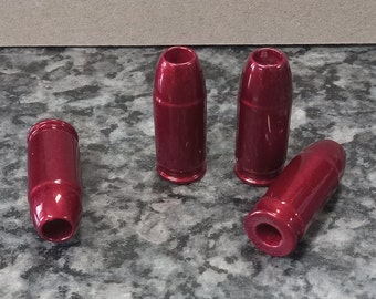 Bullet Cherry Red EDC Bead / Every Day Carry / Paracord Bead / Jewelry Supplies / EDCBead / Lanyard Bead / CNC