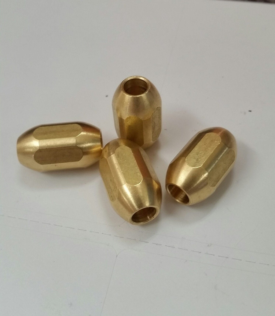 Minimalist Brass EDC Bead / Every Day Carry / Paracord Bead / Etsy