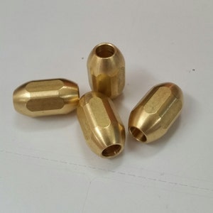 Bullet White Texture EDC Bead Every Day Carry Paracord Bead CNC Metal Bead Beads Jewelry Supplies EDC Bead Lanyard Bead