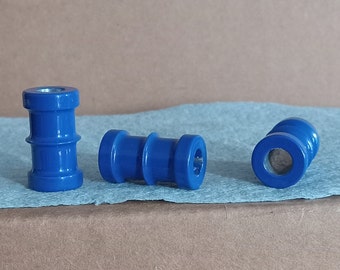 Abalorio EDC azul ala / Transporte diario / Abalorios Paracord / Abalorios de metal / Abalorios / Suministros de joyería / CNC / Abalorios de aluminio / Abalorios de colores