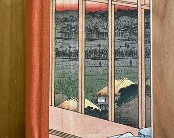 Small Journal, Sketchbook, Notebook - A cat in the window, Hiroshige, Japan (256 pages)