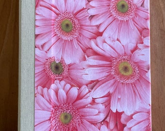 Lined Journal - Pink Gerber Daisies (224 pages)