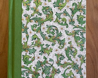 Green Paisley (2), Journal, Sketchbook, Blank Book (128 pages)