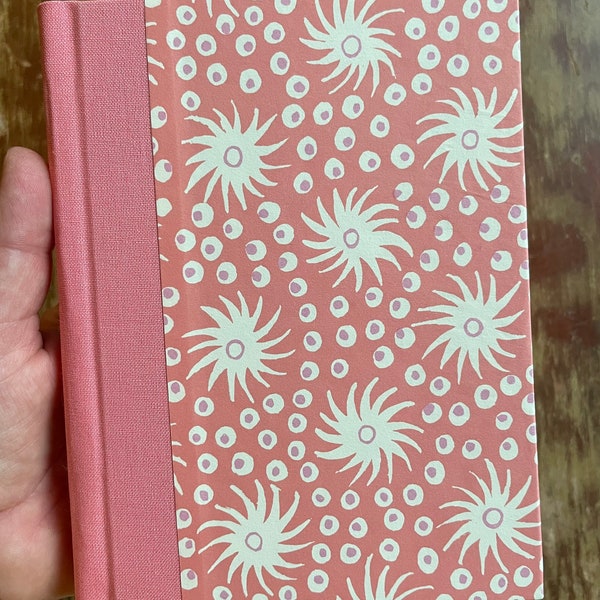 Journal, Sketchbook - Patterned Paper Milky Way Pink and Red, Cambridge Imprint (128 pages)