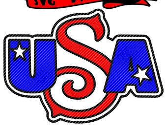 USA, 4 versioner lager svg American Pride jpg png clipart design vektor vinylgrafik klippfiler gravyr dekal Cricut silhuett Cameo