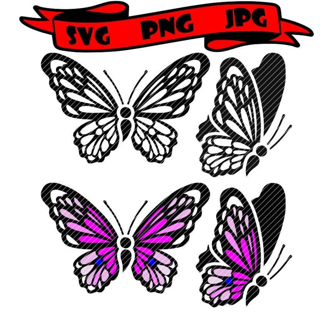 Semicolon Butterflies, 2 Versions Suicide Prevention Awareness Svg ...