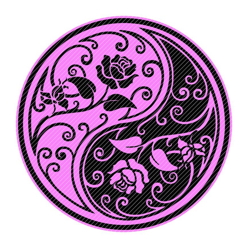 Free Free Yin Yang Mandala Svg 528 SVG PNG EPS DXF File