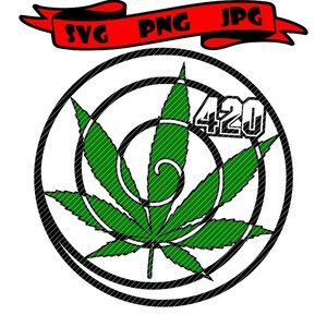 420, 2 versions Mary Jane holiday marijuana pot leaf smoke clipart vector graphics cut files jpg png cricut silhouette cameo engraving cnc