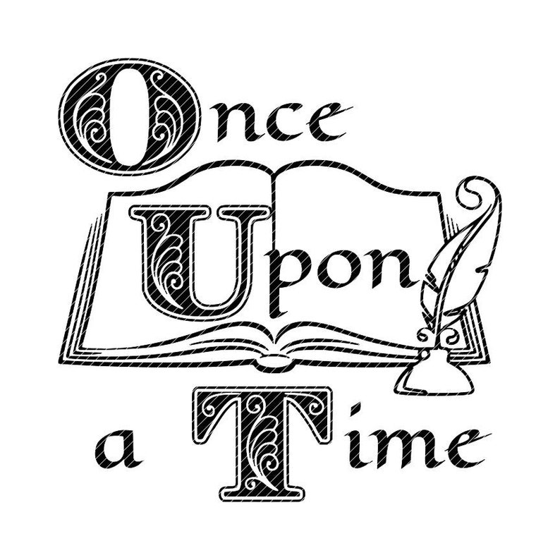 Once Upon a Time Fairy Tale Svg Jpg Png Clipart Design Vector Etsy