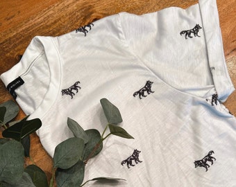 T-shirt unisexe Wolf 100 % fabriqué à Montréal, Québec