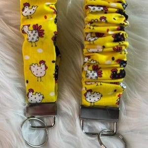 Chicken&#39;s Scrunchie Lanyard and Wristlet