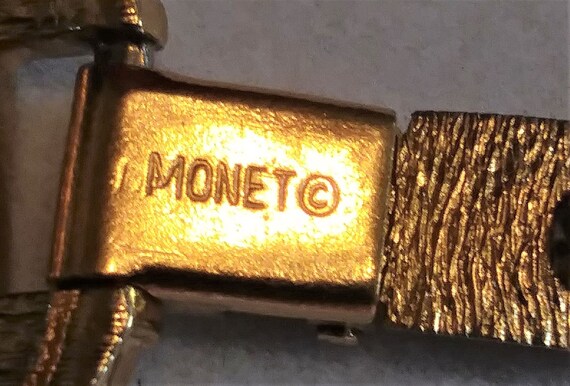 Vintage Gold-tone 7 Strand Monet Chain Bracelet - image 5