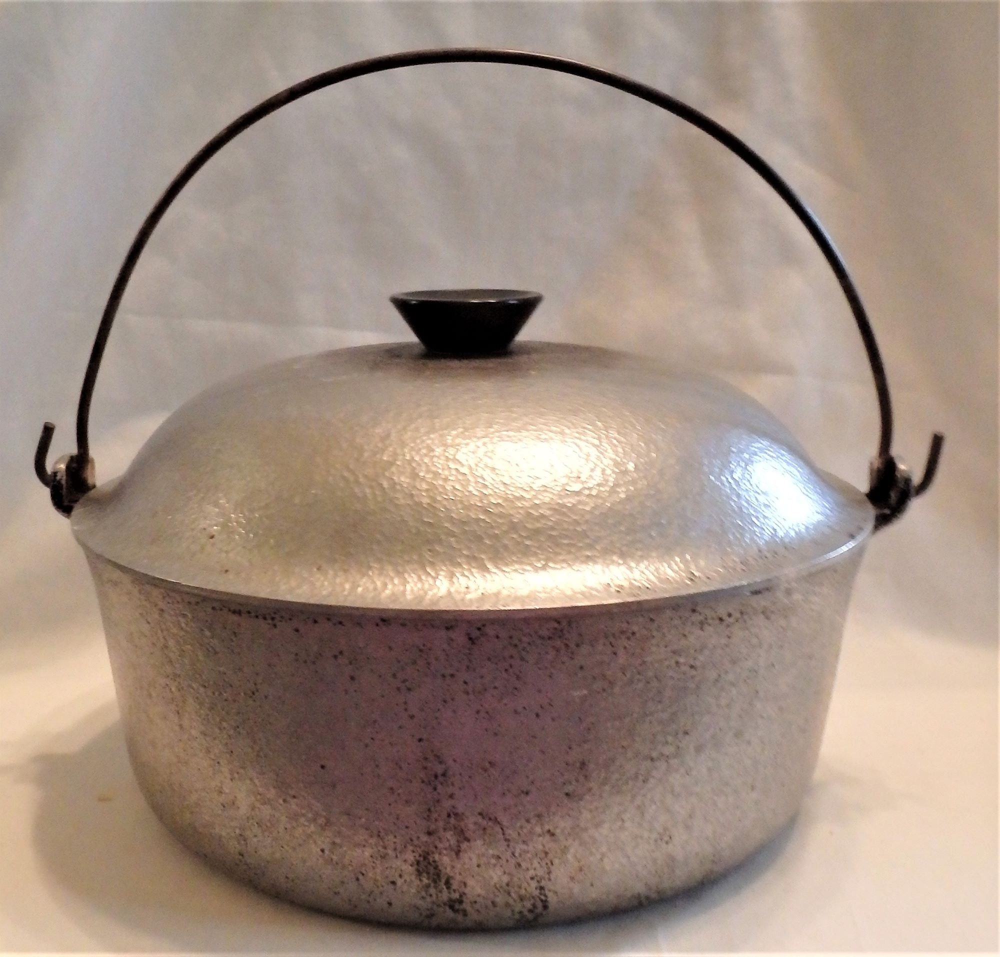 Vintage Health National Aluminum MFG Co. 4 Qt Dutch Oven Pot & Lid ~  Peoria, ILL