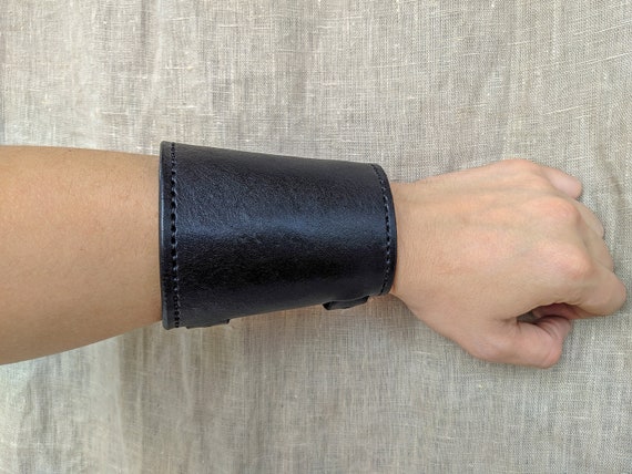 Etsy leather cuff hot sale