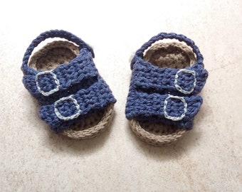Baby crochet baby Birkenstock sandals, crochet baby shoes, baby footwear