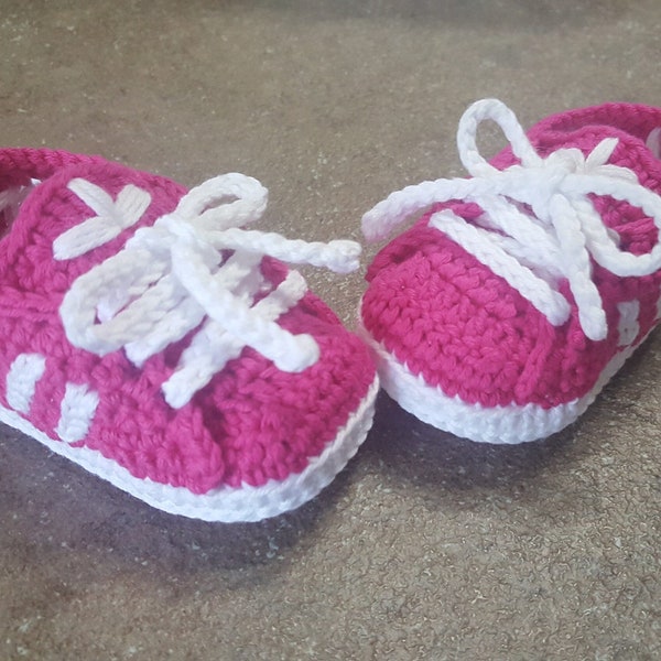 Zapatos de bebé de ganchillo de algodón, calzado de bebé, regalo de baby shower, regalo de bautizo, regalo de bautismo