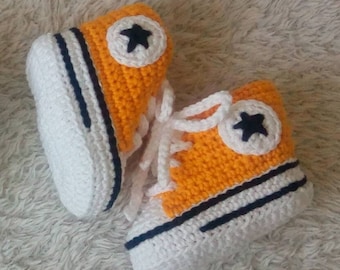 かぎ針編みのベビーシューズ、かぎ針編みのベビーシューズ、かぎ針編みのベビースニーカー、かわいいベビーシューズ、新生児用スポーツシューズ、新生児用シューズ