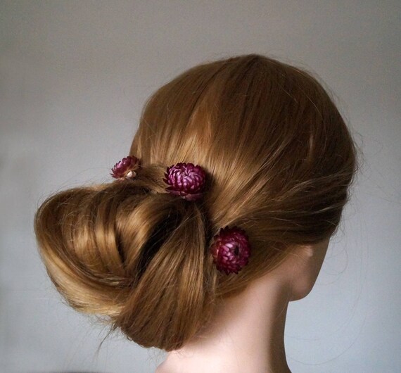 Three Hair Pins Wedding Hairpin Bridal Hairpin Wedding Hair Etsy