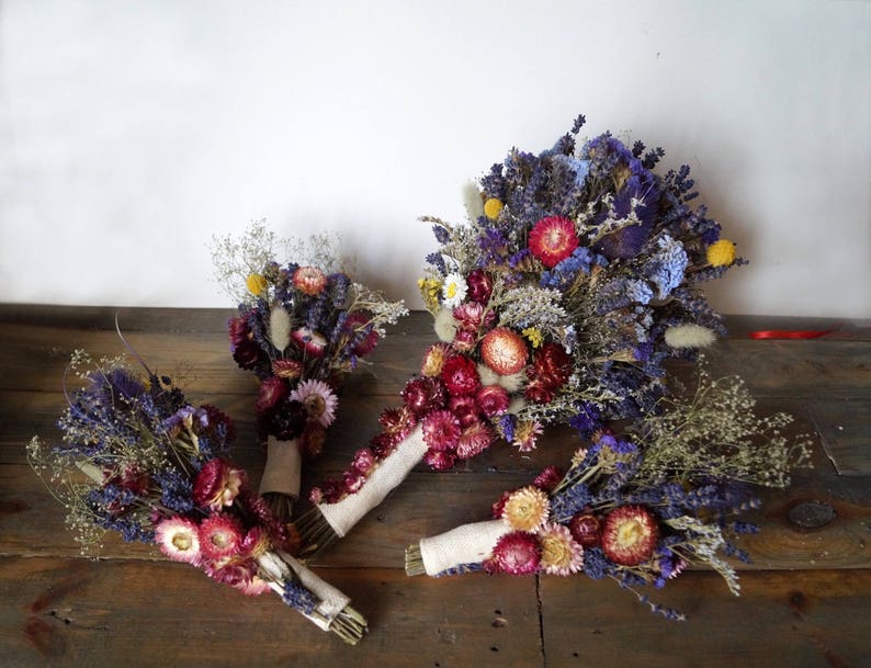 etsy bridesmaid bouquets