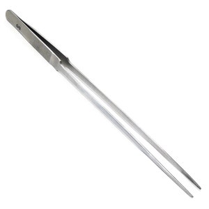 Precision Tweezers Stainless Steel 9 inches (with zipper carrying case)