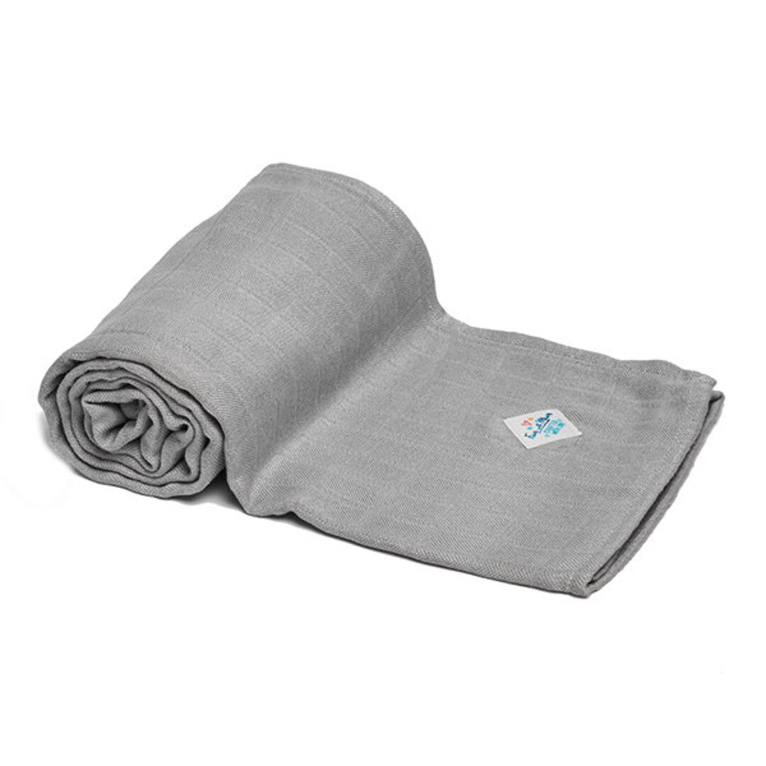 Bamboo Swaddle Large Grey Etsy
