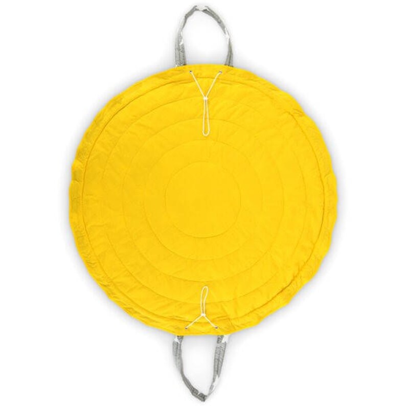 Sunny Morning Sack for Toys Fun Mat Toy Bag Grab and Go Mat Yellow Stars Play Mat /& Bag Storage Bag Travel Bag Bag for Toys
