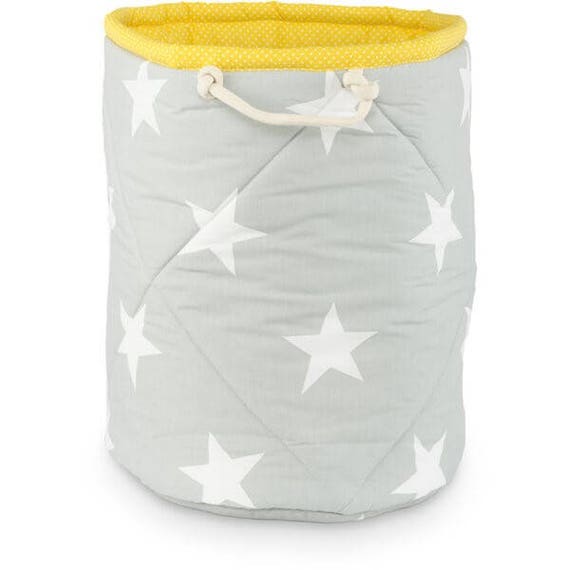 grey toy storage bag