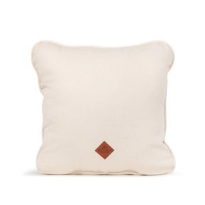 Oreiller coussin boucle, peluche carrée, oreiller décoratif Gingembre image 2