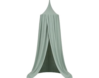 Bed Canopy - Play Canopy, Nursery Canopy, Hanging Tent, Play Tent, Kids Canopy, Baldachin, Betthimmel for kids - Sage