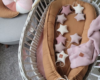 Ghirlanda – stelle di velluto, bandierine, stelle di bandierine, decorazione per la cameretta, decorazione murale - Velvet Boho Stars