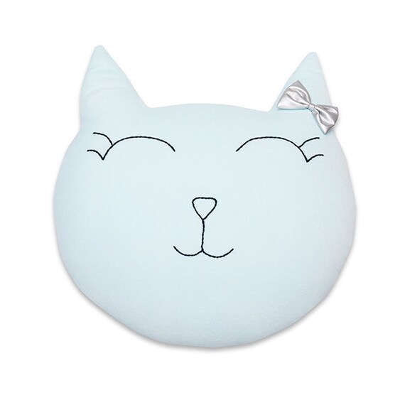 soft cat pillow