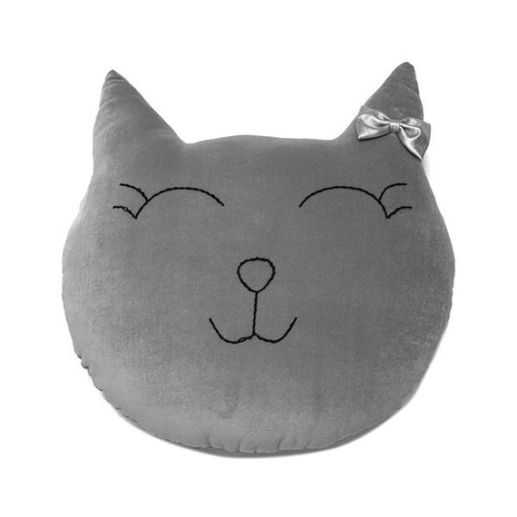 soft cat pillow