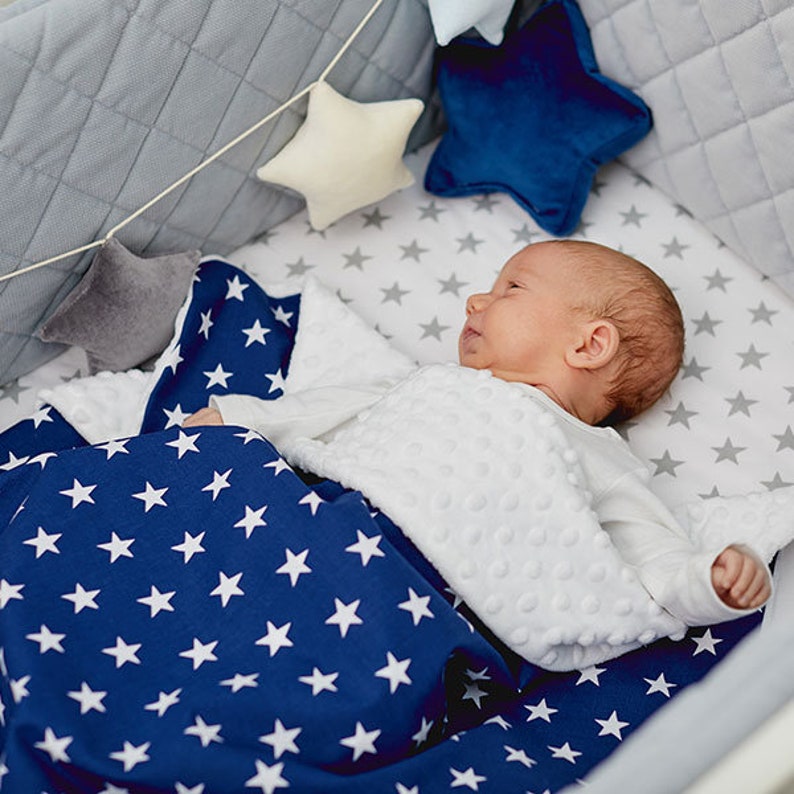baby blanket blanket for baby boy Mint Heaven blanket for baby girl Blanket Light L minky blanket cotton blanket