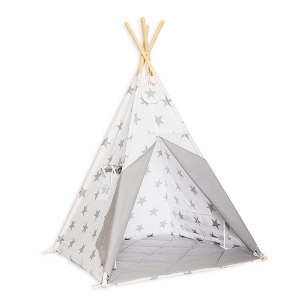 Tipi Set mit Bodenmatte - Bright Gray