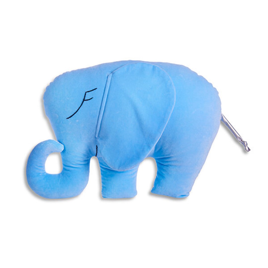 Elephant Pillow Handmade Cushion Cozy Cushion Soft Etsy