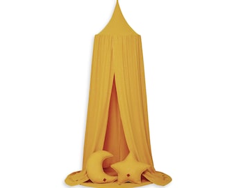 mustard cot canopy
