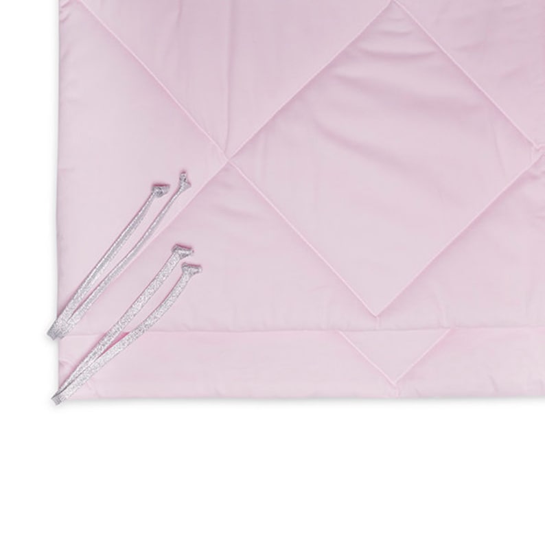 Teepee set with floor mat and pillows \u2013 Silver Pink